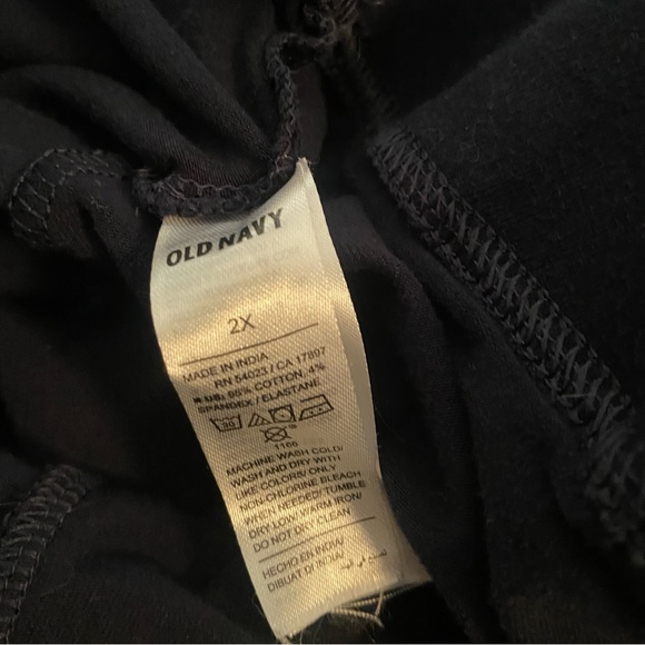 Old Navy Wide Leg Pants - Navy - Picture 3 of 3